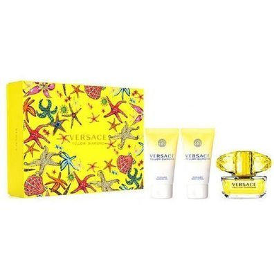 Versace Yellow Diamond Set EDT 50ml + Lotion + Duschgel 50ml