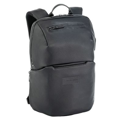 Porsche Design Urban Eco Leather Backpack XS OCT01606, Black, Herren