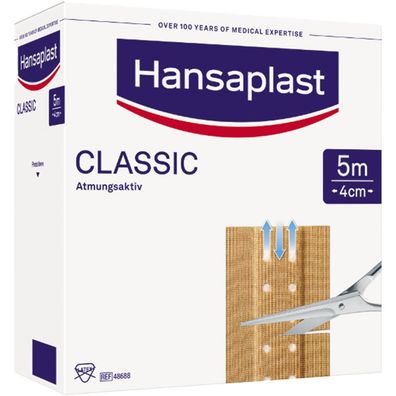 Hansaplast Pflaster Classic 7577553 4cmx5m