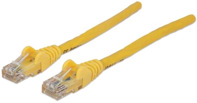 Intellinet 342339 Intellinet Patchkabel RJ45 U/UTP Cat6 0.50m Hebelschutz gelb