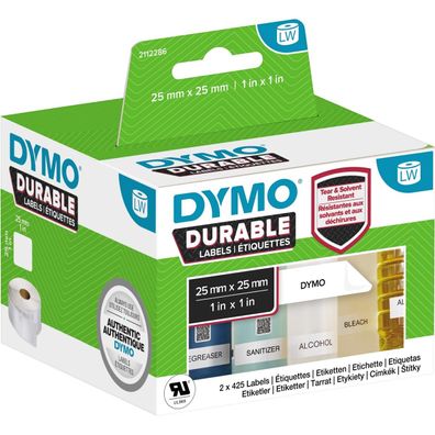 Dymo 2112286 Dymo LW-Kunststoff-Etiketten 25 x 25 mm 2x 850 St