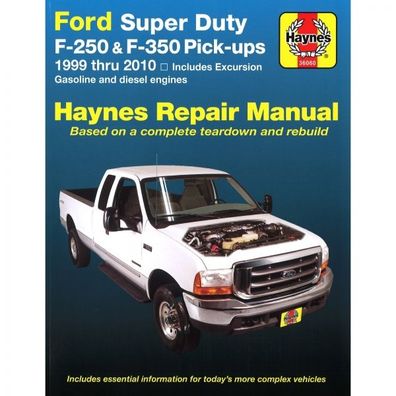 Ford Super Duty F-250 F-350 Pick-ups 1999-2010 Reparaturanleitung Haynes