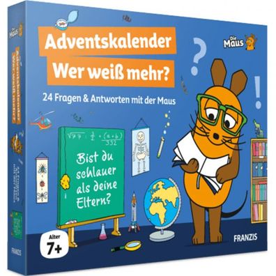 Die Sendung mit der Maus Wer weiß mehr Adventskalender Kinder Franzis Verlag