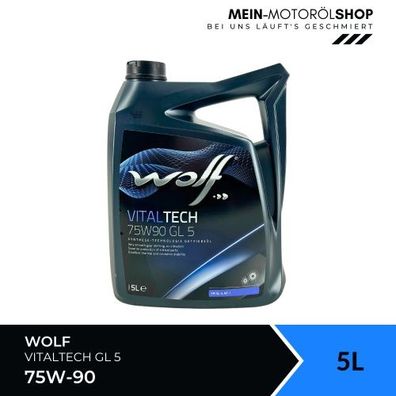 Wolf Vitaltech 75W-90 GL 5 5 Liter