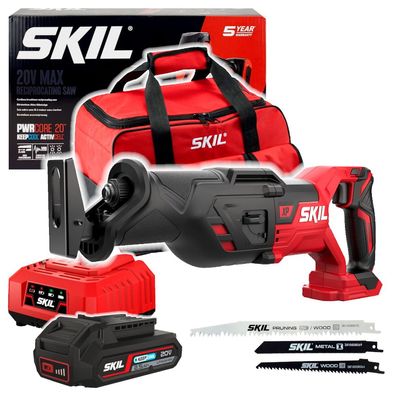 Skil 20V 3480 FC Akku-Säbelsäge (1x2.5Ah Beutel)