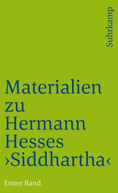 Materialien zu Hermann Hesses ?Siddhartha?, Volker Michels