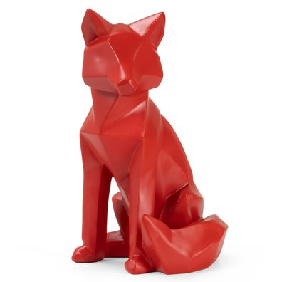 Moritz Polygonal Deko Fuchs Figur Dekoration rot Fox Geschenk Geometrische Figuren