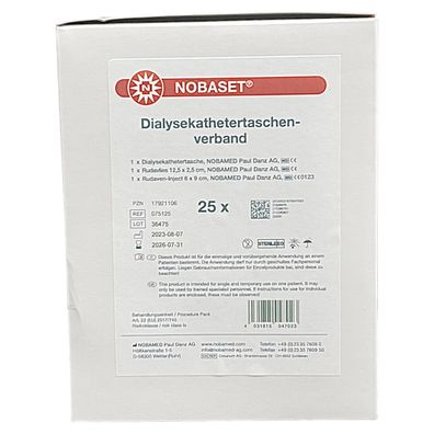 Nobaset Dialysekathetertaschenverband