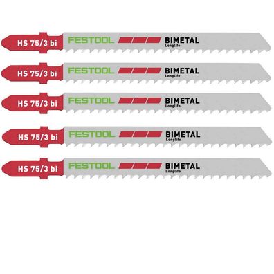 Festool Stichsägeblatt HS 75/3 BI/5 für PS 300, PSB 300, PS 400, PSC 400, uvm