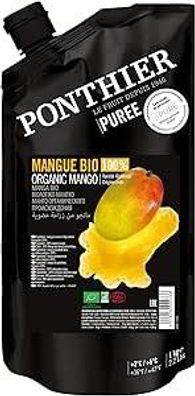 Ponthier BIO Mango-Püree 4x 1kg indische Alphonso Mangos