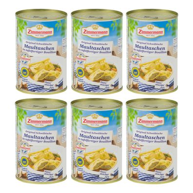 Food-United schwäbische Maultaschen Zimmermann Fleischwerke 6x400ml Dose