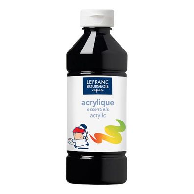 Jubiläumsangebot: Acrylfarbe Liquid-Acrylic von ColArt Schwarz, 500 ml