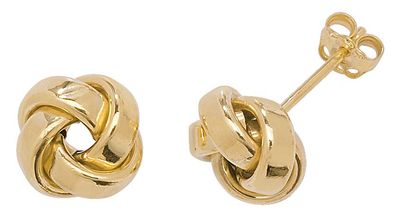 Edle 9 Karat (375) Gold Damen - Paar Ohrstecker - 11mm*11mm