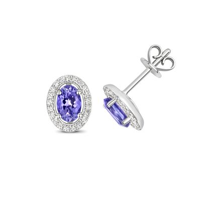 9 ct/Karat Weißgold Diamant Paar Ohrstecker Brillant-Schliff 0.18 Karat HI - I1