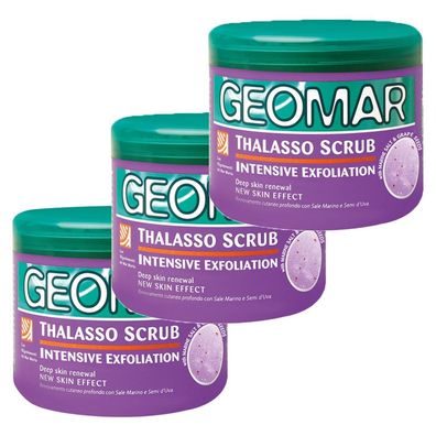 GEOMAR Thalasso Scrub Intensiv Peeling mit Traubenkernen 3x 600g