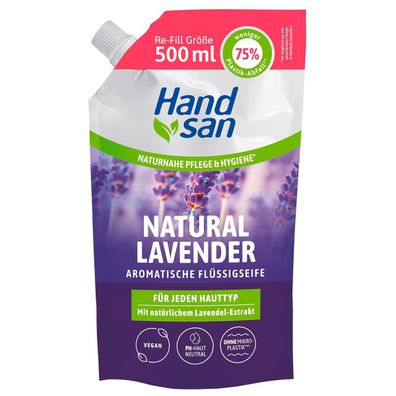 Handsan Flüssigseife Lavender Nachfüller 500ml