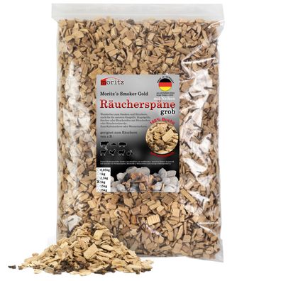 5kg Räucherspäne Buche mit Nelke grob 6 -12 mm Kalt-/Heißräuchern Fisch Fleisch uvm