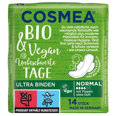 Pelz Cosmea BIO Normal mit Flügeln 14 Stk