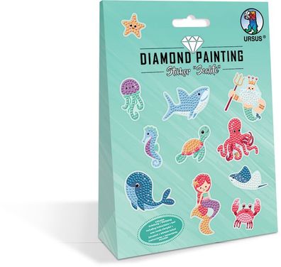 Bastelset Diamond Painting Stickers Sealife