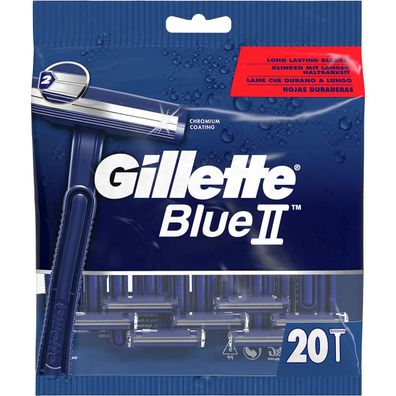 Gillette Blue II Einwegrasierer 20er