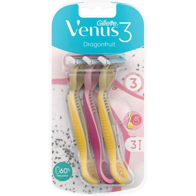 Gillette Venus3 Dragonfruit Einweg-Rasierer 3er
