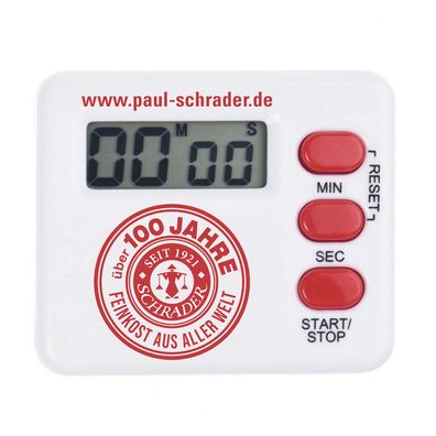 Schrader Tea Timer 100 Jahre Schrader