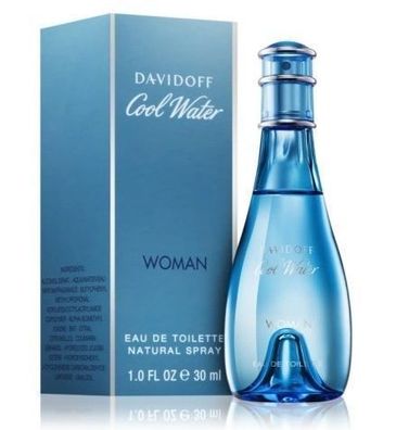 Davidoff Cool Water Frau Eau de Toilette 30ml - Erfrischend & Eleganter Duft