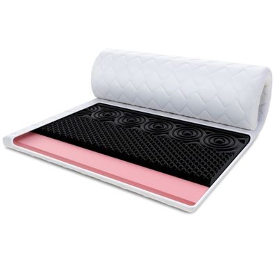 Topper 140x200 cm Matratzenauflage mit HR-Schaum Visco 7 cm Schoner H3