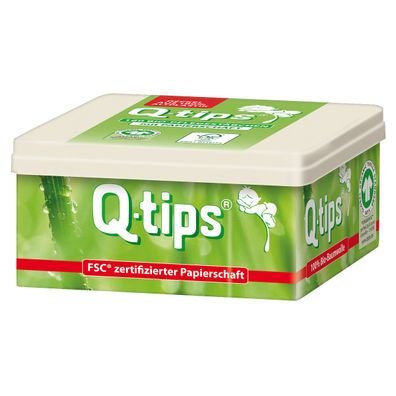 Pelz Q-tips Bio-Pflegestäbchen Würfel 160 Stk