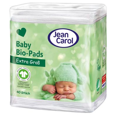 Jean Carol BIO Baby-Maxi-Wattepads 40 Stk