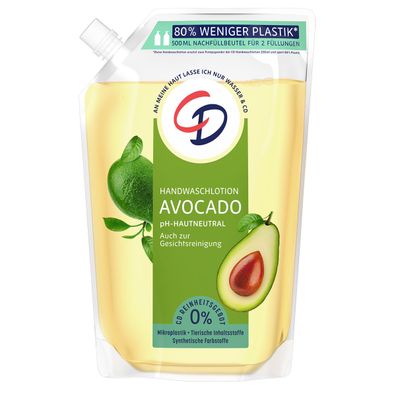 CD Waschlotion Avocado Nachfüller 500ml