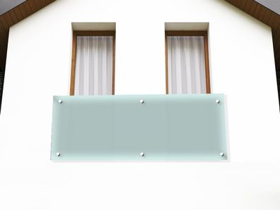 Glaszentrum Hagen - 250x90cm 13.14mm - Französische Balkon - Fensterbrüstung