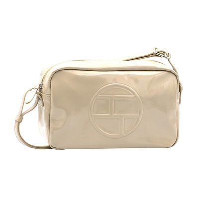 Tom Tailor Bags Rosabel Patent Camera Bag 010869 Beige Off White