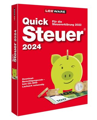 Lexware 06810-0089 Lexware QuickSteuer 2024 (für das Steuerjahr 2023) Software