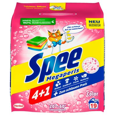 Spee Colorwaschmittel Megaperls 1,14kg, 19WL