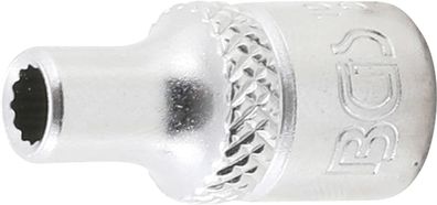 Steckschlüssel-Einsatz Zwölfkant | Antrieb Innenvierkant 6,3 mm (1/4") | SW 5/32" BGS