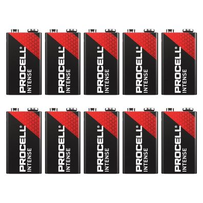 Duracell Procell Intense MN1604 9V-Block 10er Karton