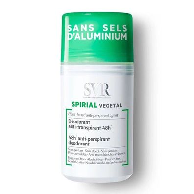 SVR Spirial 48H Vegetal Anti-Perspirant Deodorant Roll-On 50 ml