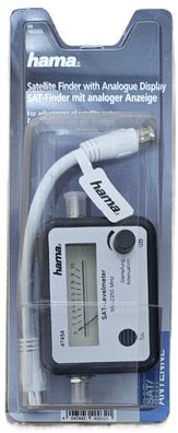 Hama SAT-Finder mit analoger Anzeige - Messgerät - 950-2400 MHz - Quick-F-Kabel