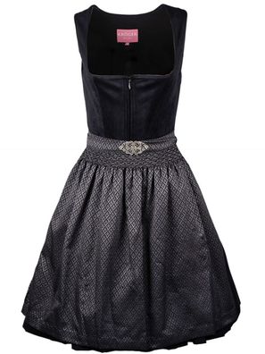 Dirndl Alisha 50cm Länge schwarz - Größe: 34