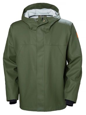 Helly Hansen Regenjacke 70283 Storm Fishing Rain Jacket 480 Army Green