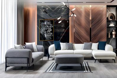 Weiß-Graue Couchgarnitur Luxuriöses L-Form Sofa Designer 3-Sitzer 2tlg