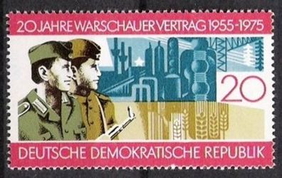 DDR Nr.2043 * * 20 Jahre Warschauer Vertrag 1975, postfrisch