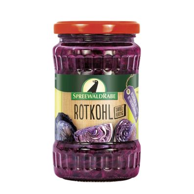 Spreewälder Rotkohl ohne Konservierungsstoffe - tafelfertig - [Füllm. 350g / Abtr