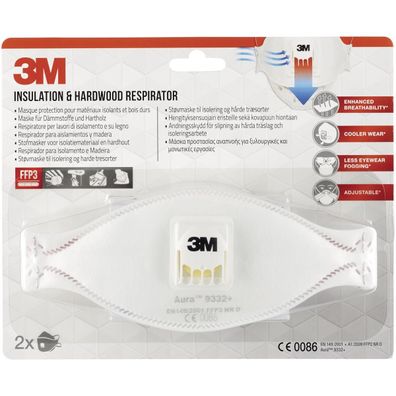 3M Partikelmaske 9332C2 2St