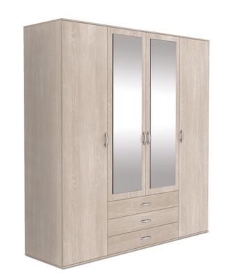 Schrank Holz Garderobe Schlafzimmer Schränke Moderner Stil Kleiderschrank Neu