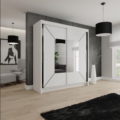 Hochglanz Regale Schrank Regal Kleiderschränke 180cm Garderobe Kleiderschrank
