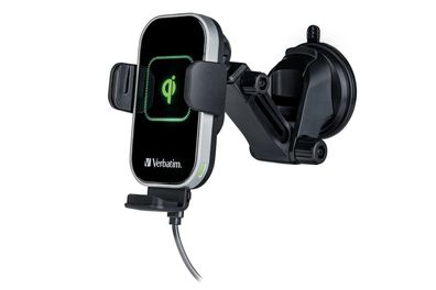 Verbatim 49554 Verbatim Car Charger FWC-03 Induktives Kfz-Ladegerät schwarz 1,0