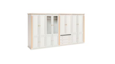 Edler Schlafzimmer Kleiderschrank Designer Holz Moderne Eckschränke