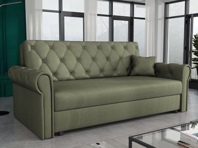 Sofa Viva Roma IV mit Bettkasten Schlafsofa Modern Polstercouch Ausklappbar